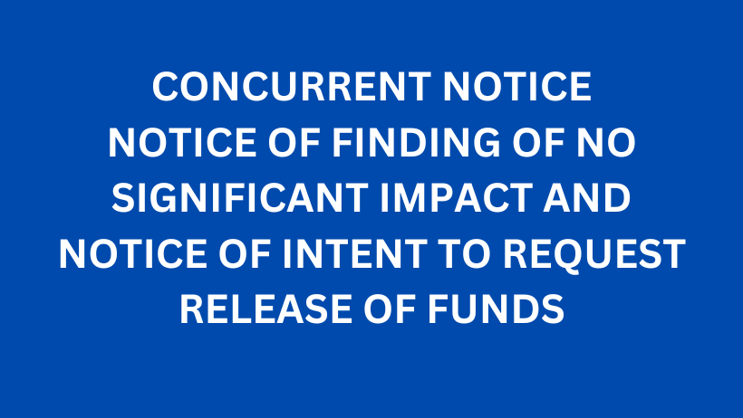 CONCURRENT NOTICE FOR CANEY POND CDBG-DR M0019